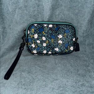 Coach Floral Wristlet